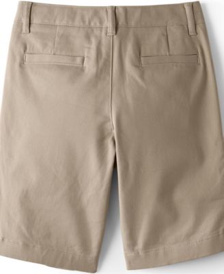 Little Girls School Uniform Stretch Stretch Chino Bermuda Shorts