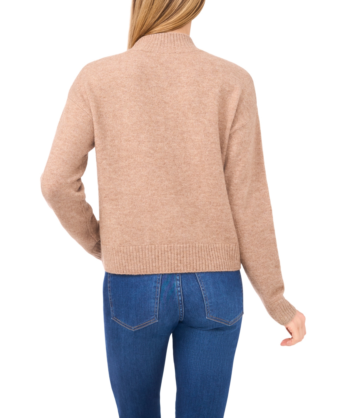CeCe Women's Button Detail Sweater