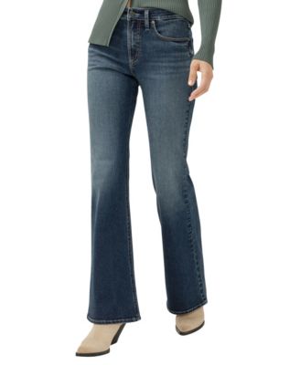Women's Most Wanted Mid Rise Flare Leg Jeans