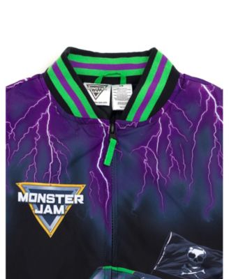 Toddler Boys Zip Up Varsity Bomber Jacket