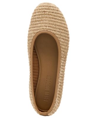 Women's Merlot Woven Ballet Flat Shoes