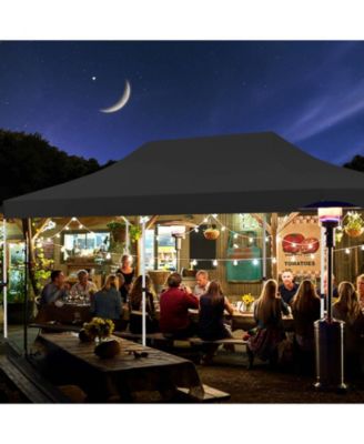 10 x 20FT Pop up Canopy Outdoor Canopy Tent with 6 Sidewalls Carrying Bag