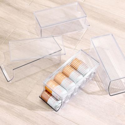 Soda Can Organizer with Lid for Pantry