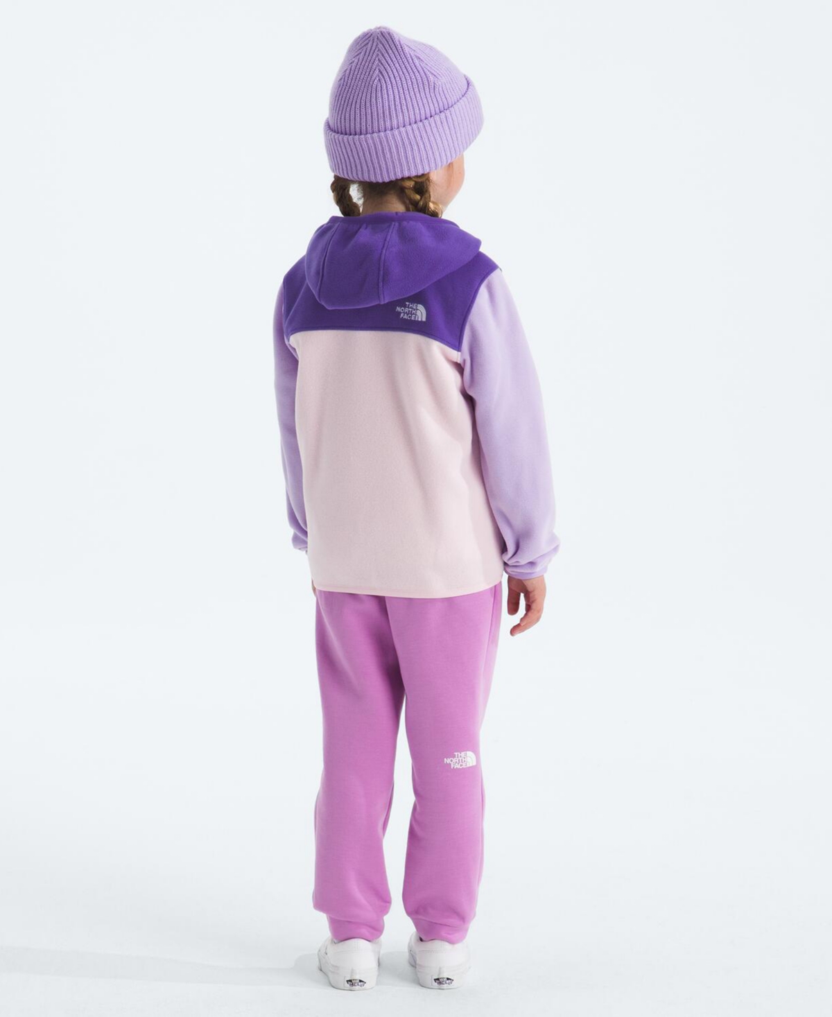 The North Face Toddler And Little Girls Glacier Full Zip Hoodie In Purple