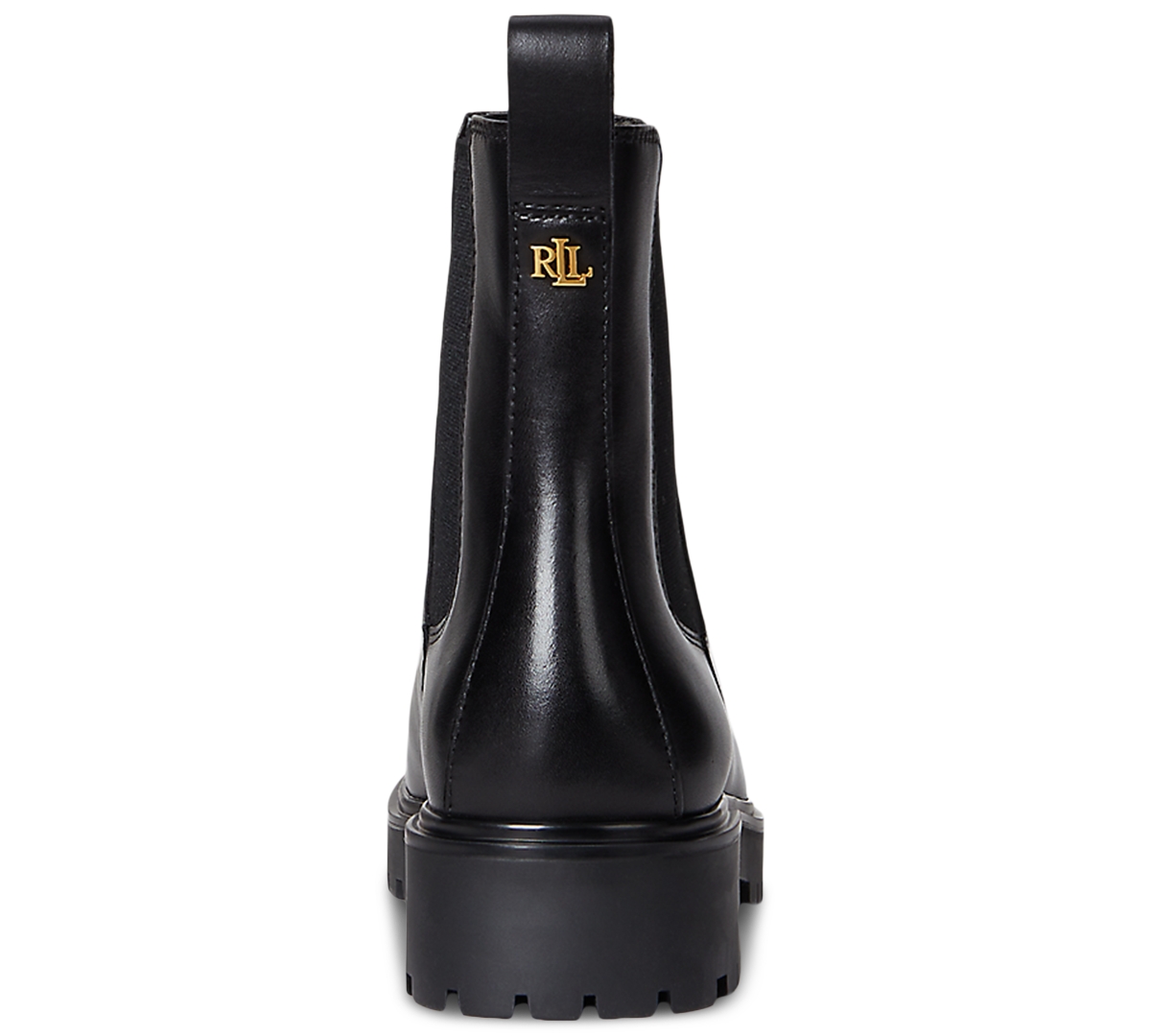 Ralph Lauren Women's Allyson Block Heel Chelsea Boots In Black