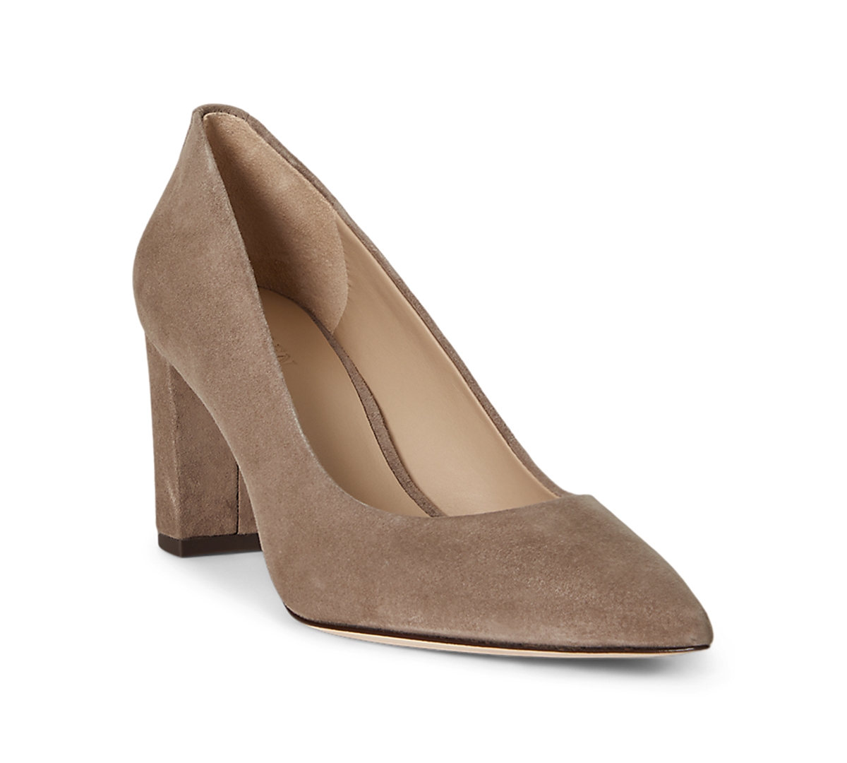Ralph Lauren Women's Lanette Block-heel Pumps In Brown