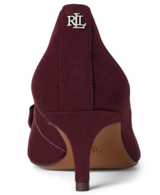 Women's Adrienne Suede Bow Pumps