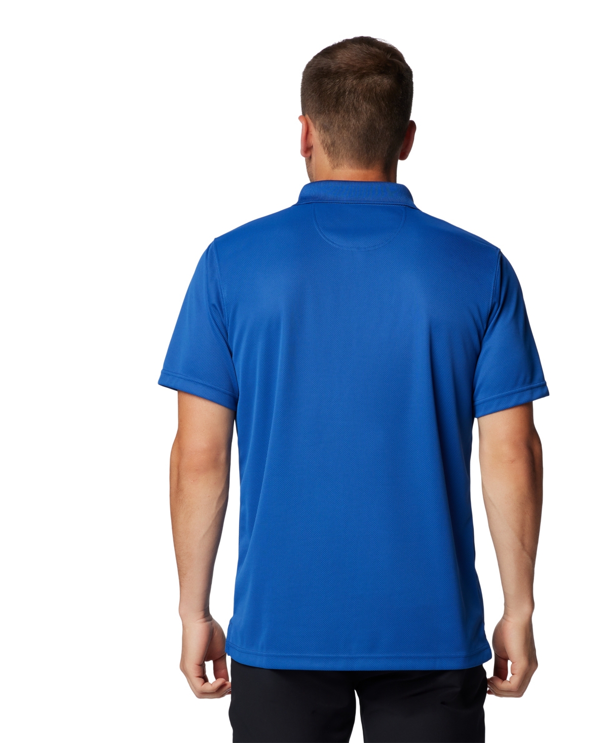 Columbia Men's Utilizer Short Sleeve Polo Shirt In Blue