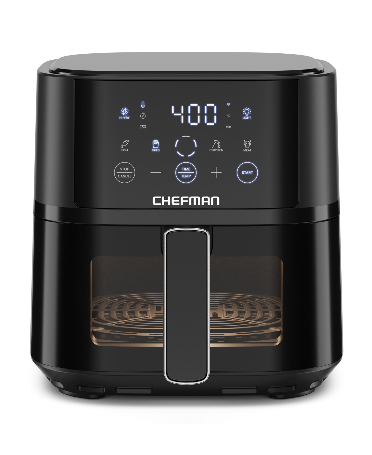 Chefman Turbofry Touch 4 Qt. Easy-view Air Fryer In Black