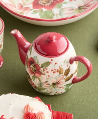 Winter Blooms Teapot
