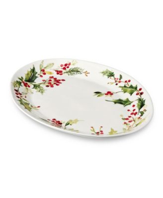 Holly Vines Oval Platter
