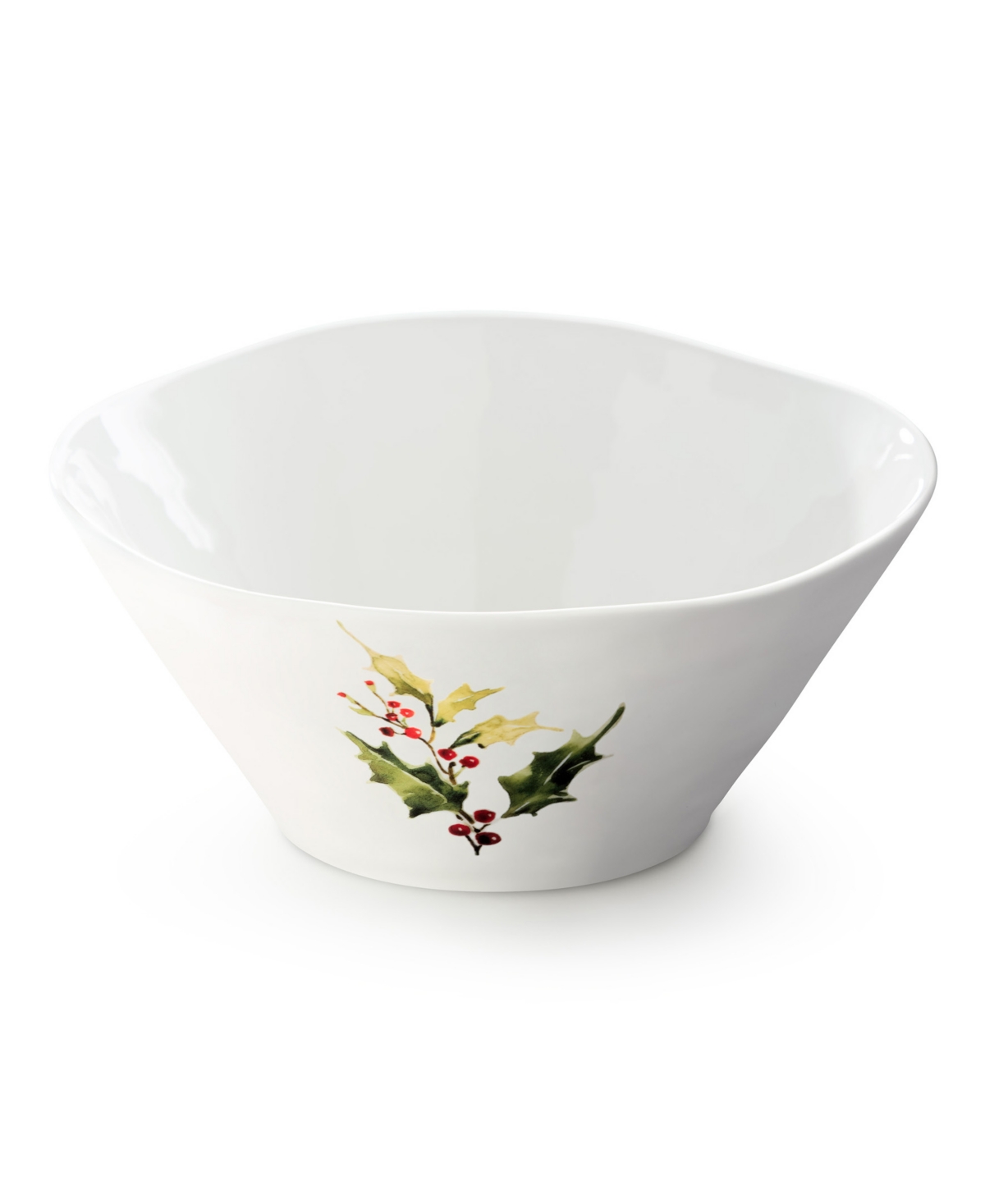 Certified International Holly Vines Deep Bowl In White