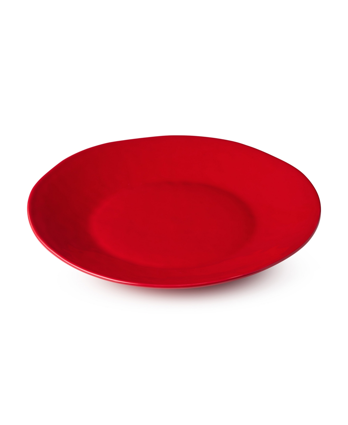 Certified International Berry Red Christmas Round Platter In Multi