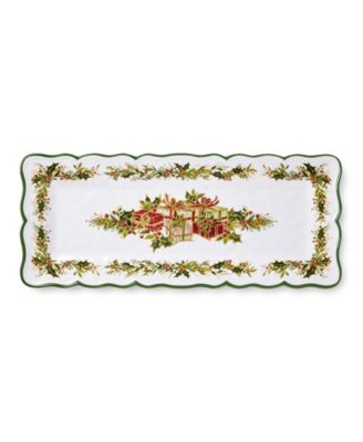 Holly Tree Melamine 2-Pc. Appetizer Set