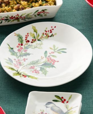 Holly Vines Dinner Plates, Set of 4