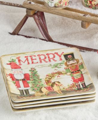 Nutcracker Parade Dinner Plates, Set of 4