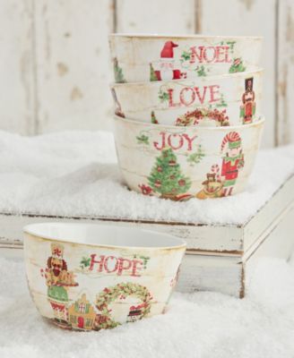 Nutcracker Parade Ice Cream Bowls, Set of 4