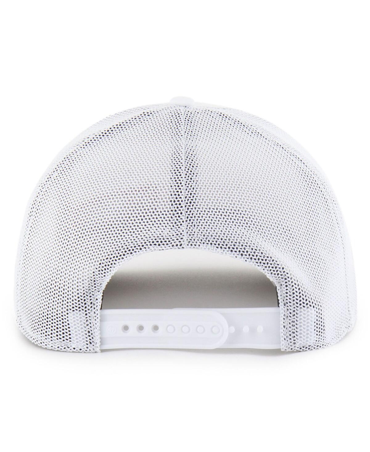 47 Brand Men's White New York Yankees Rangefinder Brrr Trucker Adjustable Hat In White