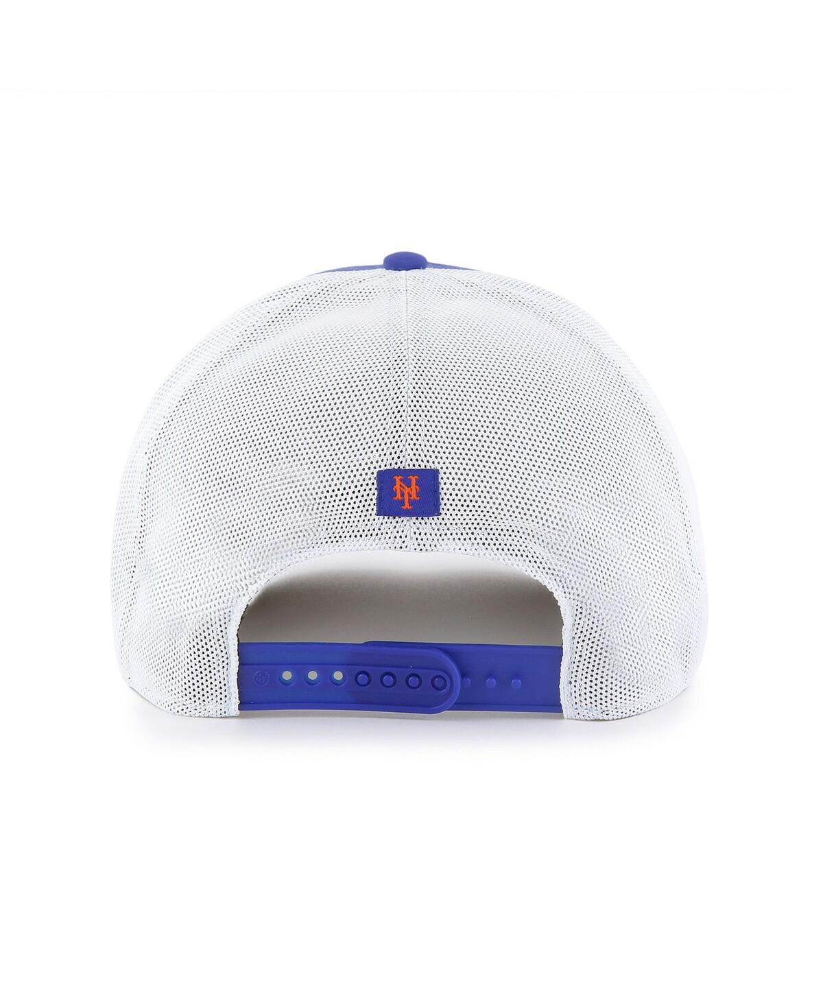 47 Brand Men's Royal New York Mets Brrr Downburst Mesh Hitch Adjustable Hat In Blue