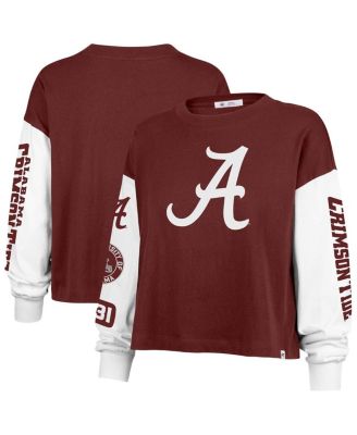 '47 Brand - Women's Crimson Alabama Crimson Tide Sydney Long Sleeve T-Shirt