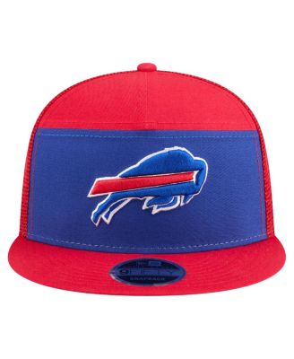 Men's Royal/Red Buffalo Bills Outdoor Split Panel 9FIFTY Snapback Hat