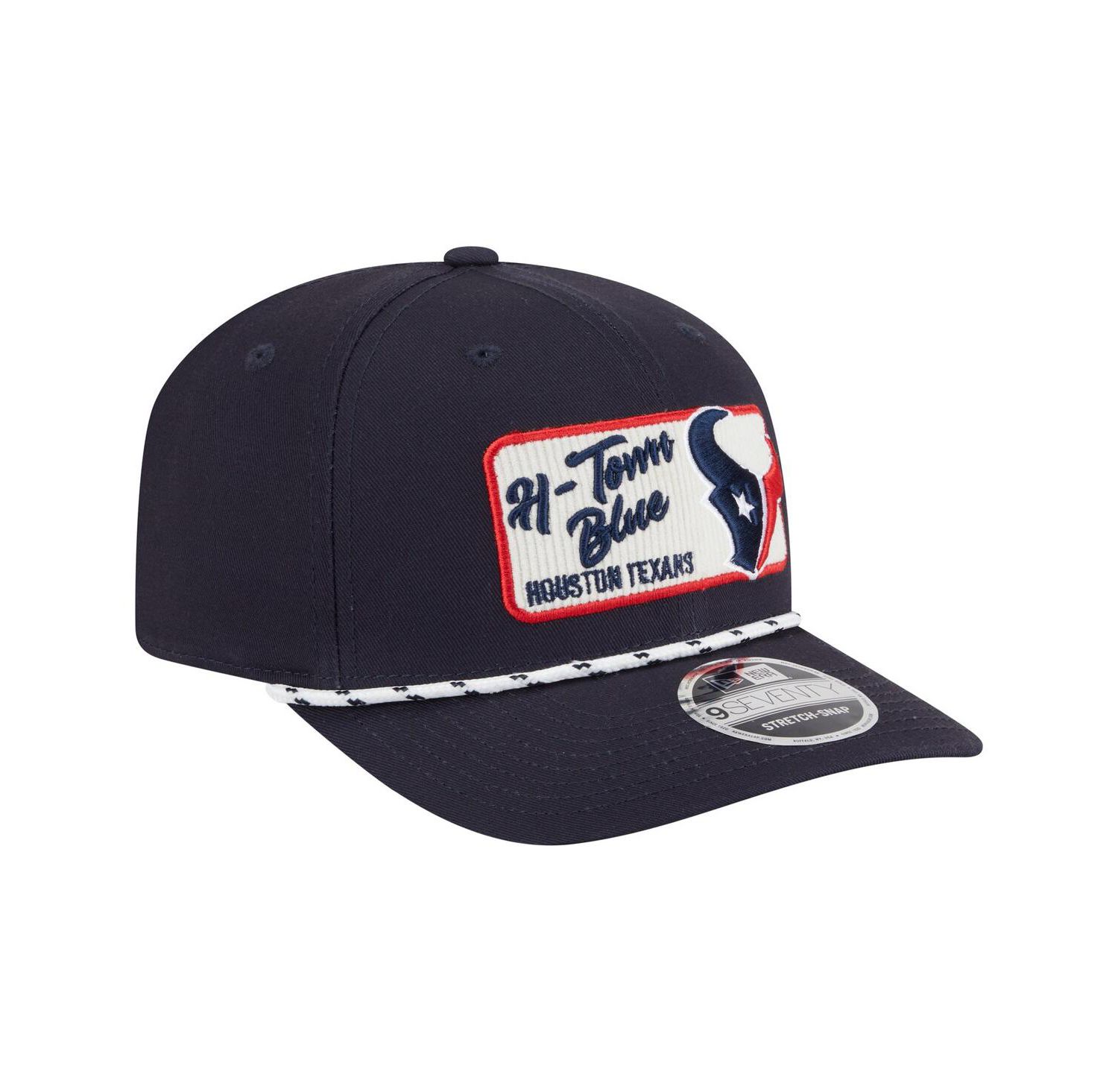 Men's Navy Houston Texans Chant 9SEVENTY Stretch-Snap Hat