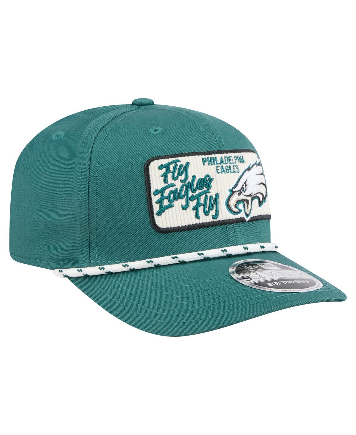 New Era Men's Midnight Green Philadelphia Eagles Chant 9seventy Stretch-snap Hat In Green