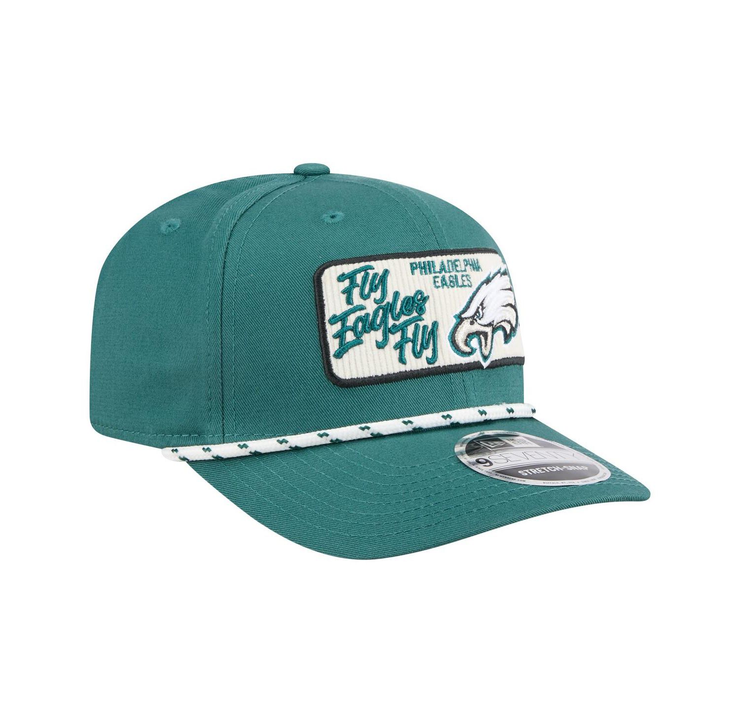 Men's Midnight Green Philadelphia Eagles Chant 9SEVENTY Stretch-Snap Hat