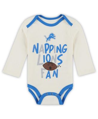 Baby Boys and Girls 3-Piece Detroit Lions Little Champ Set