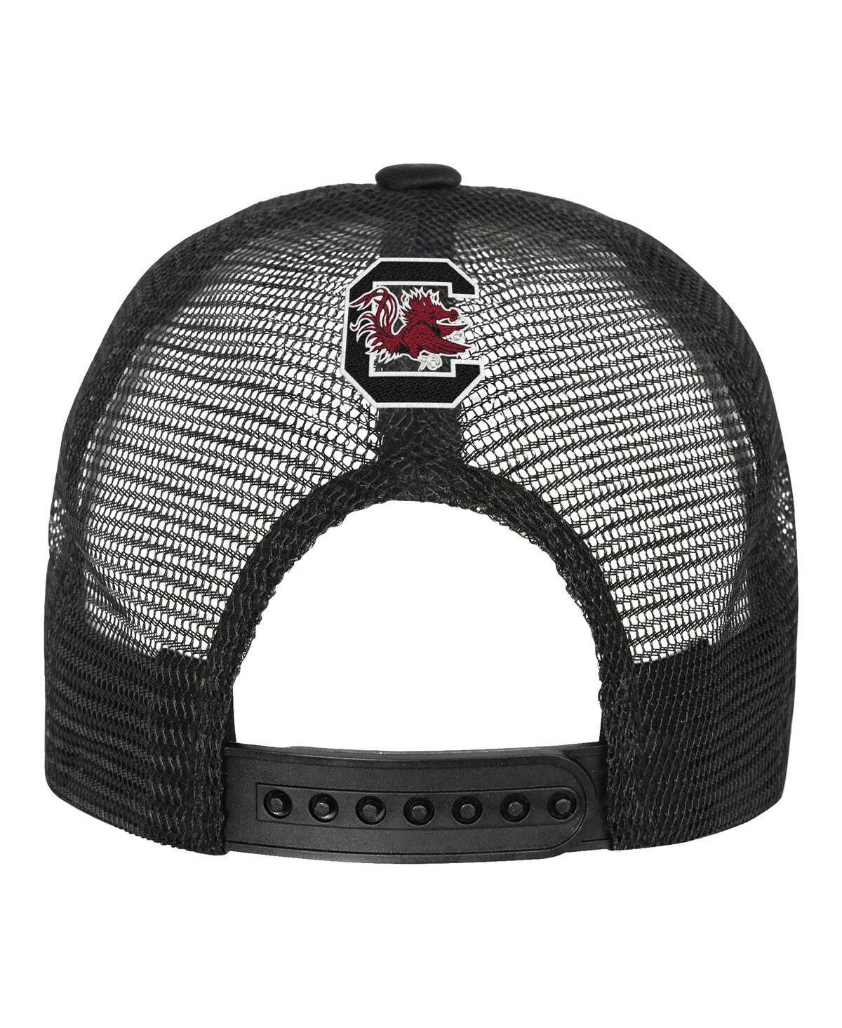 Outerstuff Big Boys And Girls Garnet/cream South Carolina Gamecocks Modern Fan Trucker Adjustable Hat In Black