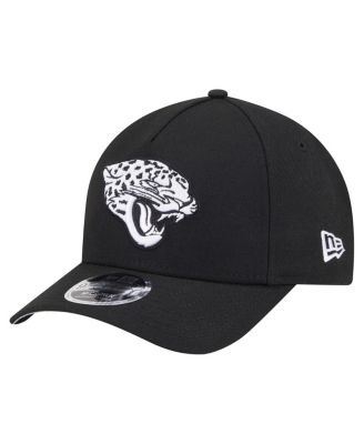 New Era - Men's Black Jacksonville Jaguars Team Collection 9FORTY M-Crown A-Frame Adjustable Hat