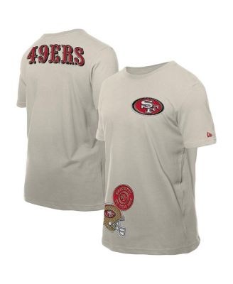 New Era - Men's Light Beige San Francisco 49ers Multi Patch T-Shirt