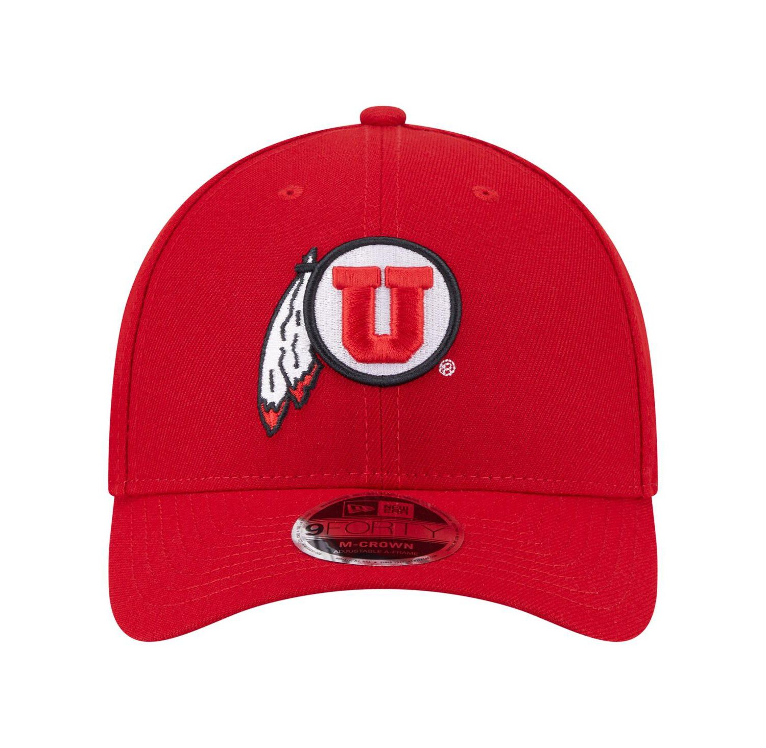 Men's Red Utah Utes Team Collective 9FORTY M-Crown Adjustable Hat