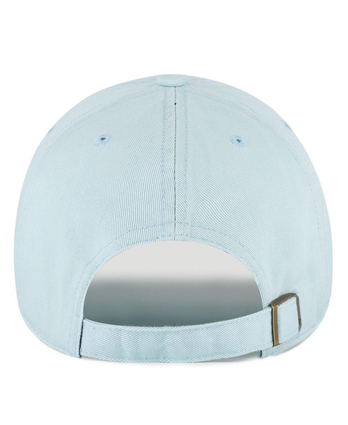 47 Brand Men's Powder Blue Kentucky Wildcats Vault Clean Up Adjustable Hat In Brown