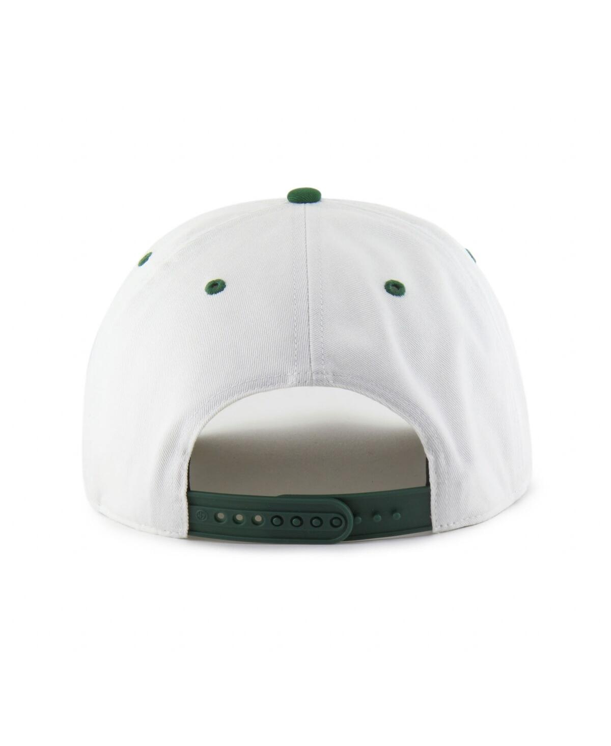 47 Brand Men's White/green New York Jets Roscoe Two-toned Hitch Adjustable Hat In Multi