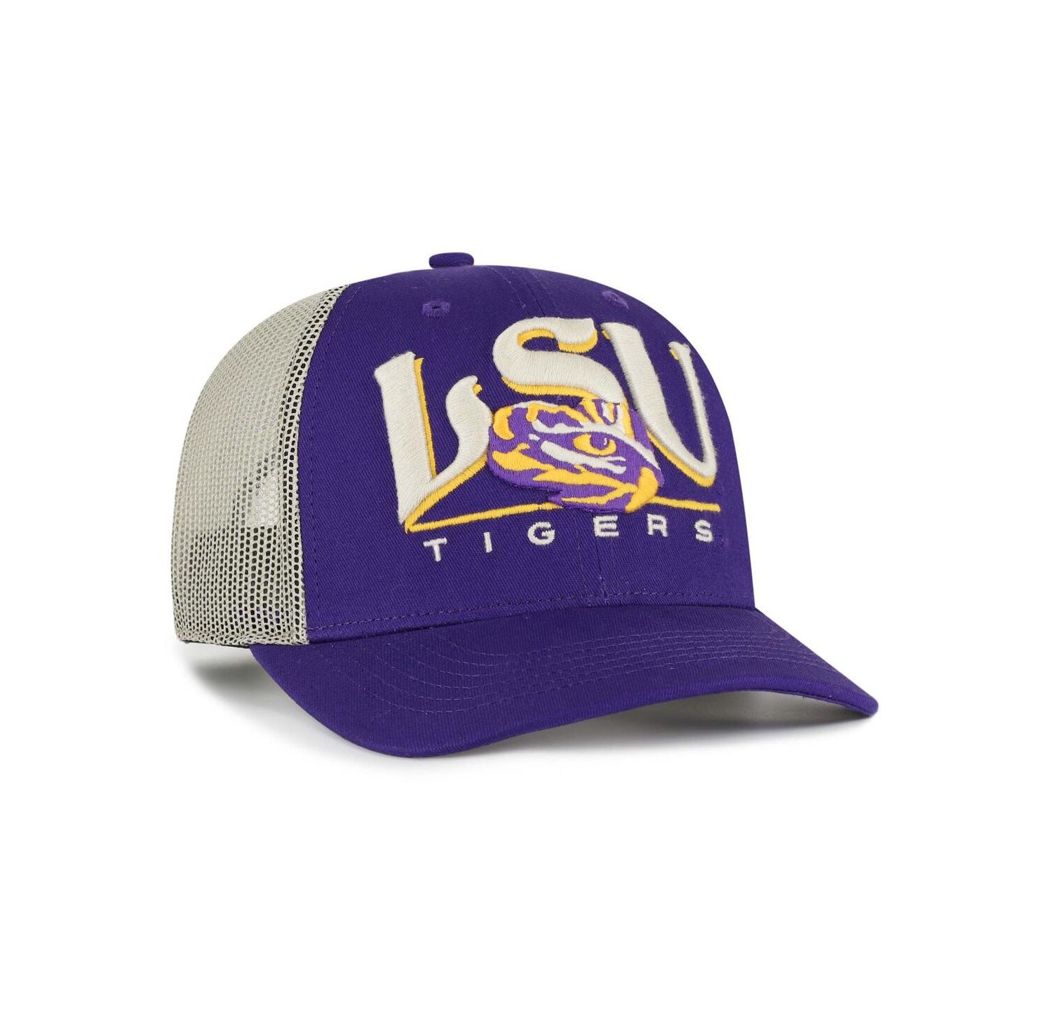 Men's Purple LSU Tigers Arid Adjustable Trucker Hat