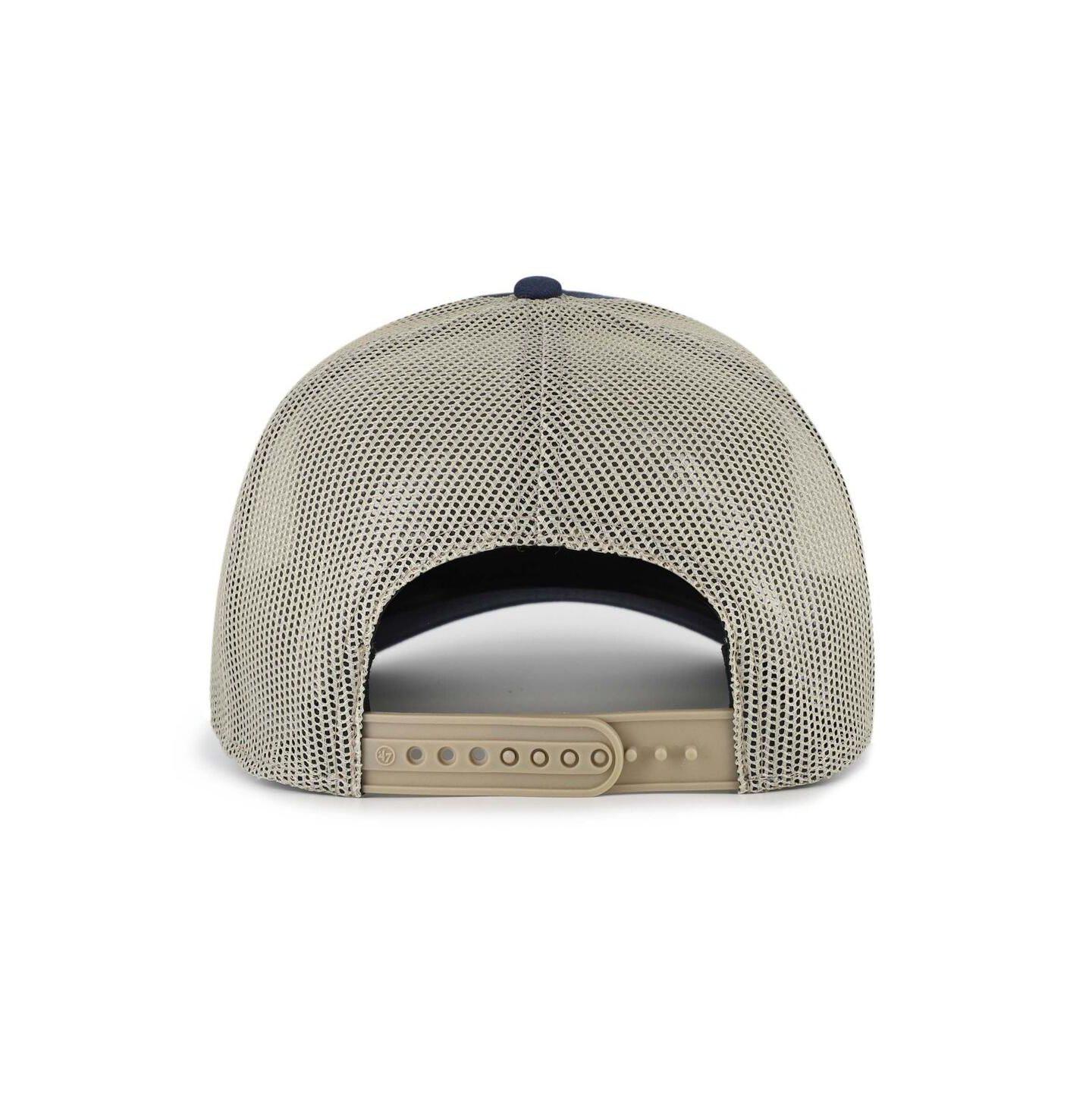 Мужская кепка '47 Brand Navy Auburn Tigers Arid Adjustable Trucker Hat — фото 2
