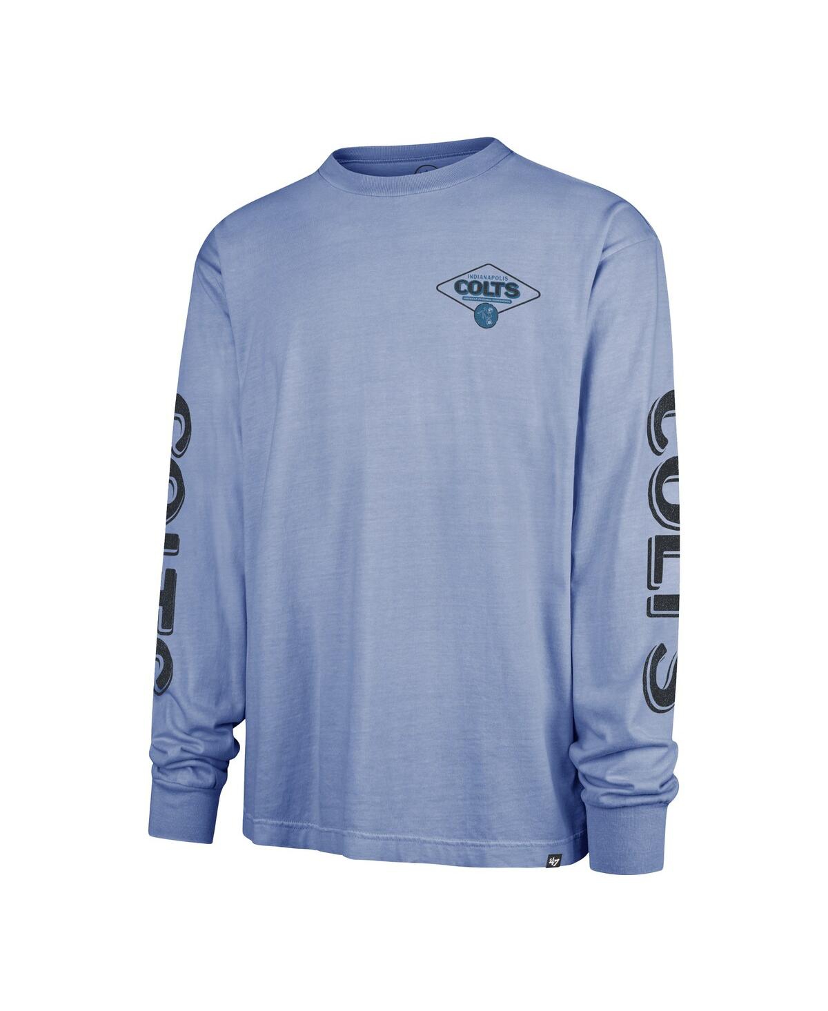 47 Brand Men's Royal Indianapolis Colts Cairn Ravine Foundation Throwback Long Sleeve T-shirt In Blue