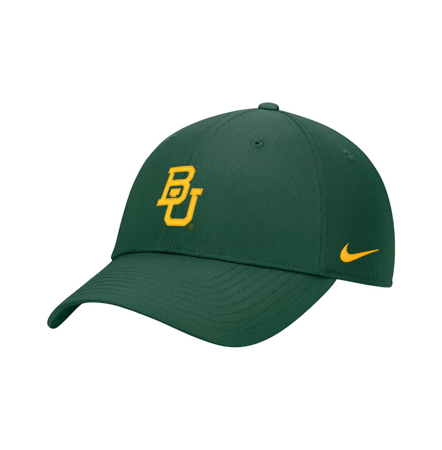 Мужская кепка Nike Green Baylor Bears 2025 On-Field Club Performance Adjustable Hat — фото 1