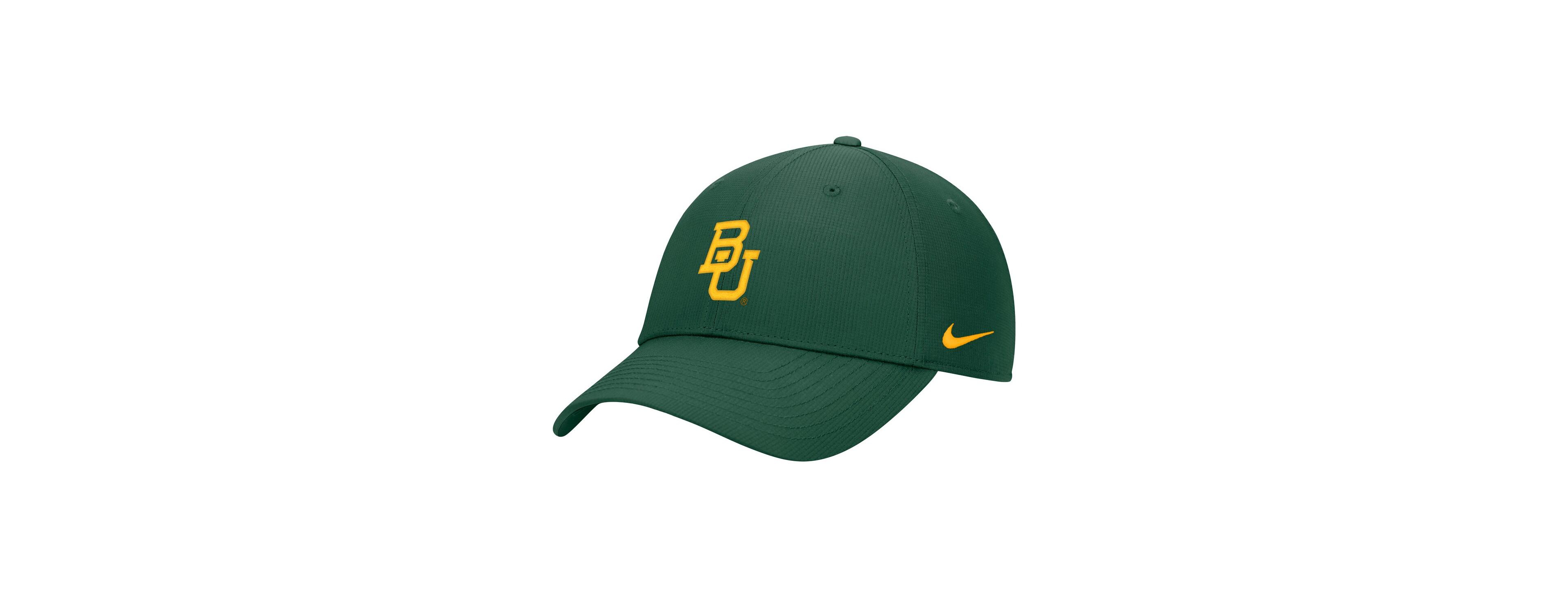 Nike Men's Green Baylor Bears 2025 On-Field Club Performance Adjustable Hat
