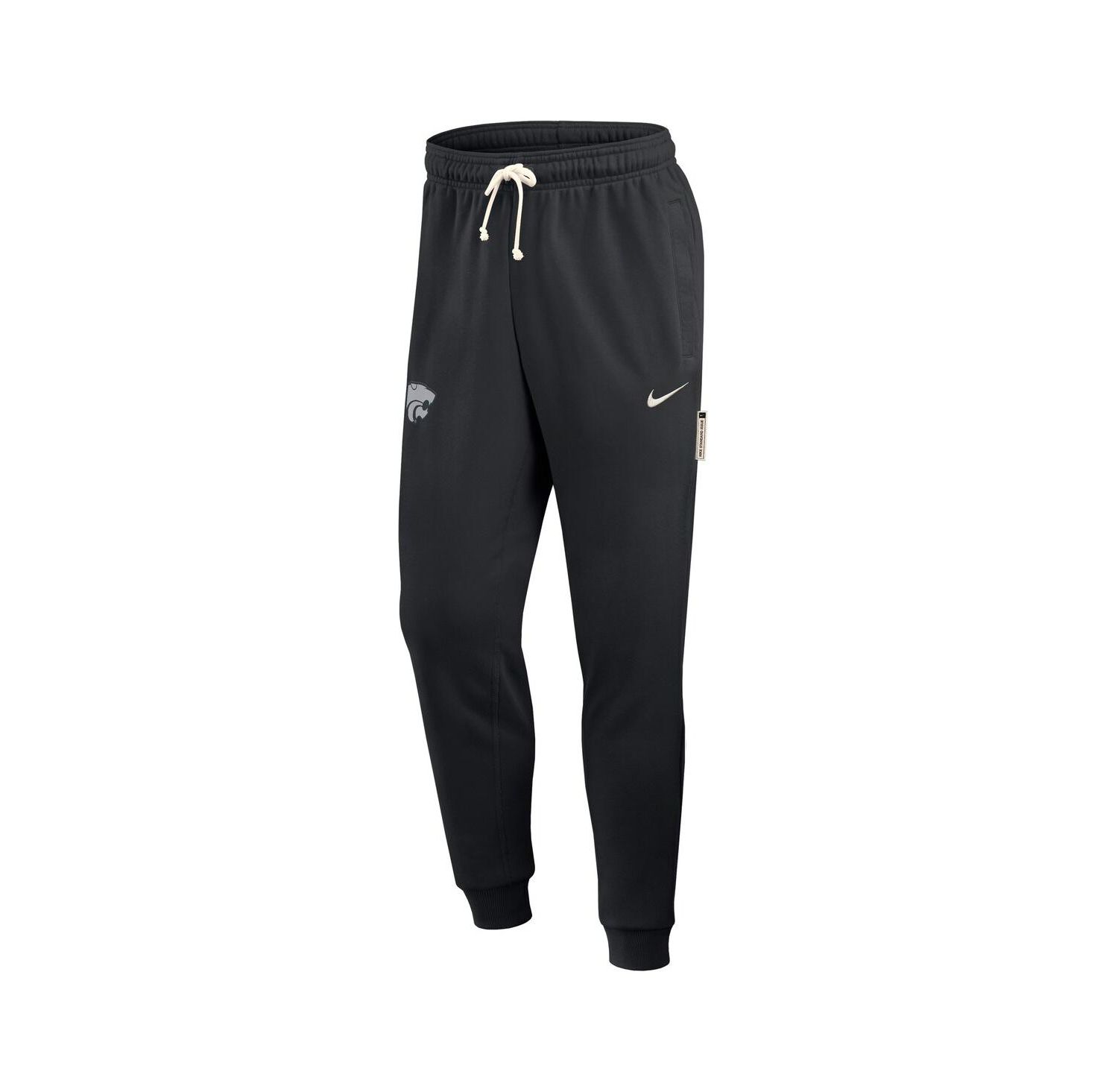 Men's Black Kansas State Wildcats 2025 Sideline Performance Taper Pants