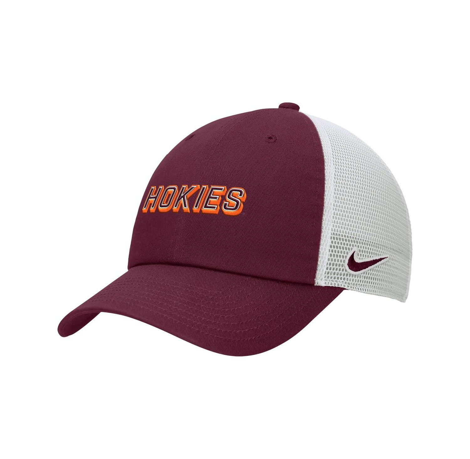 Men's Maroon Virginia Tech Hokies On-Field Club Adjustable Trucker Hat