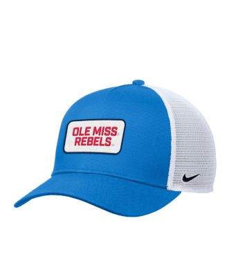 Nike - Men's Powder Blue Ole Miss Rebels 2025 On-Field Rise Trucker Adjustable Hat