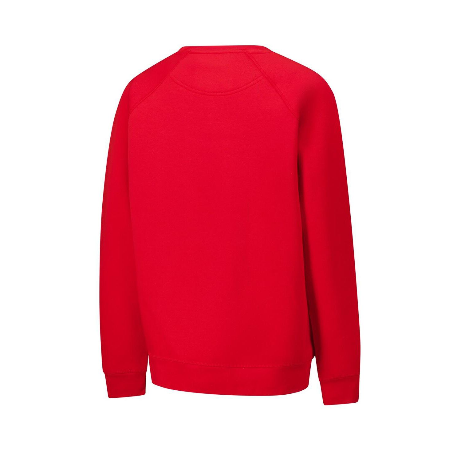 Men's Red Wisconsin Badgers Bendy Arch Essential 2.0 Pullover Sweatshirt