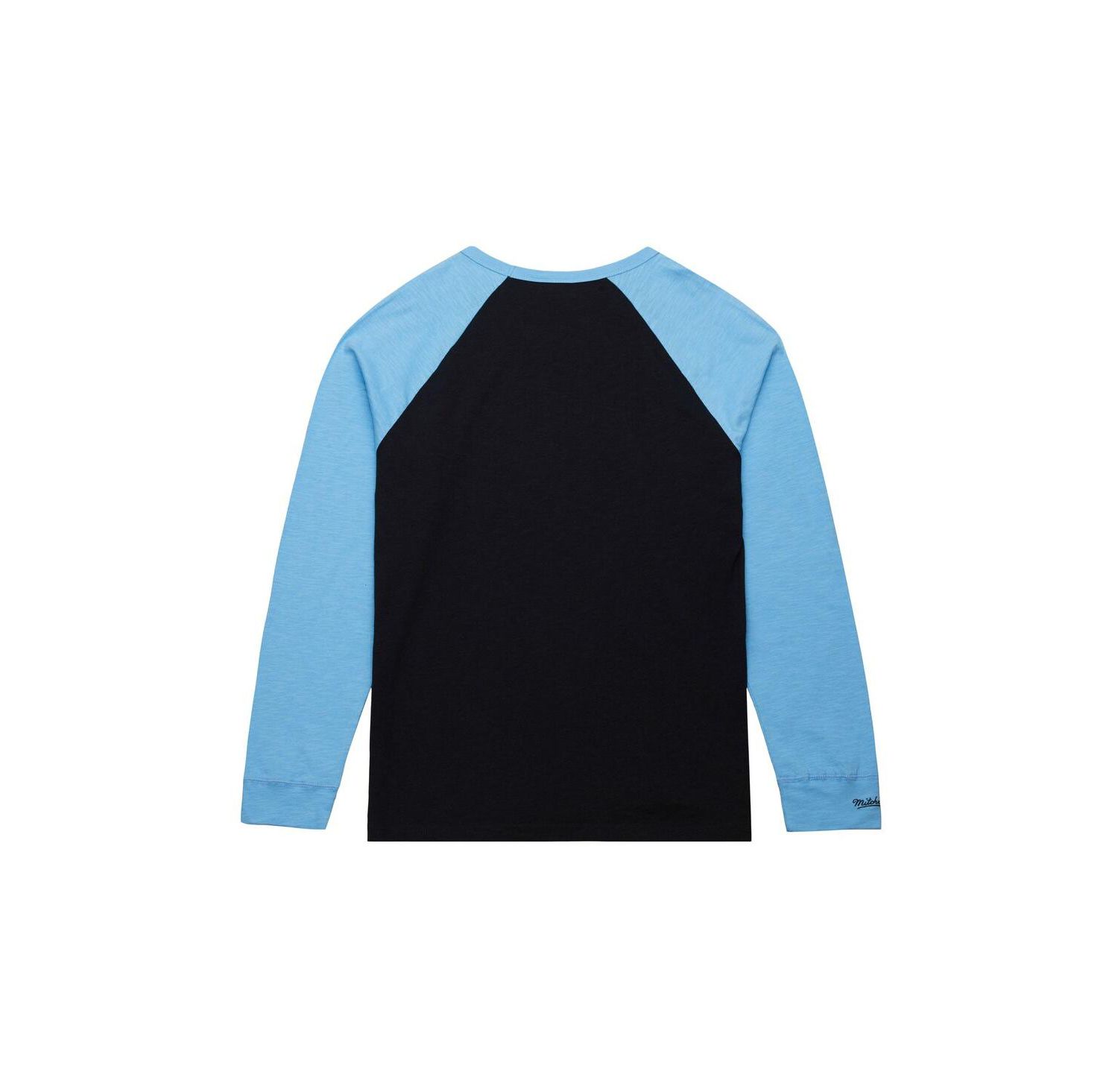Men's Black/Light Blue Utah Mammoth Legendary Slub Long Sleeve Raglan T-Shirt