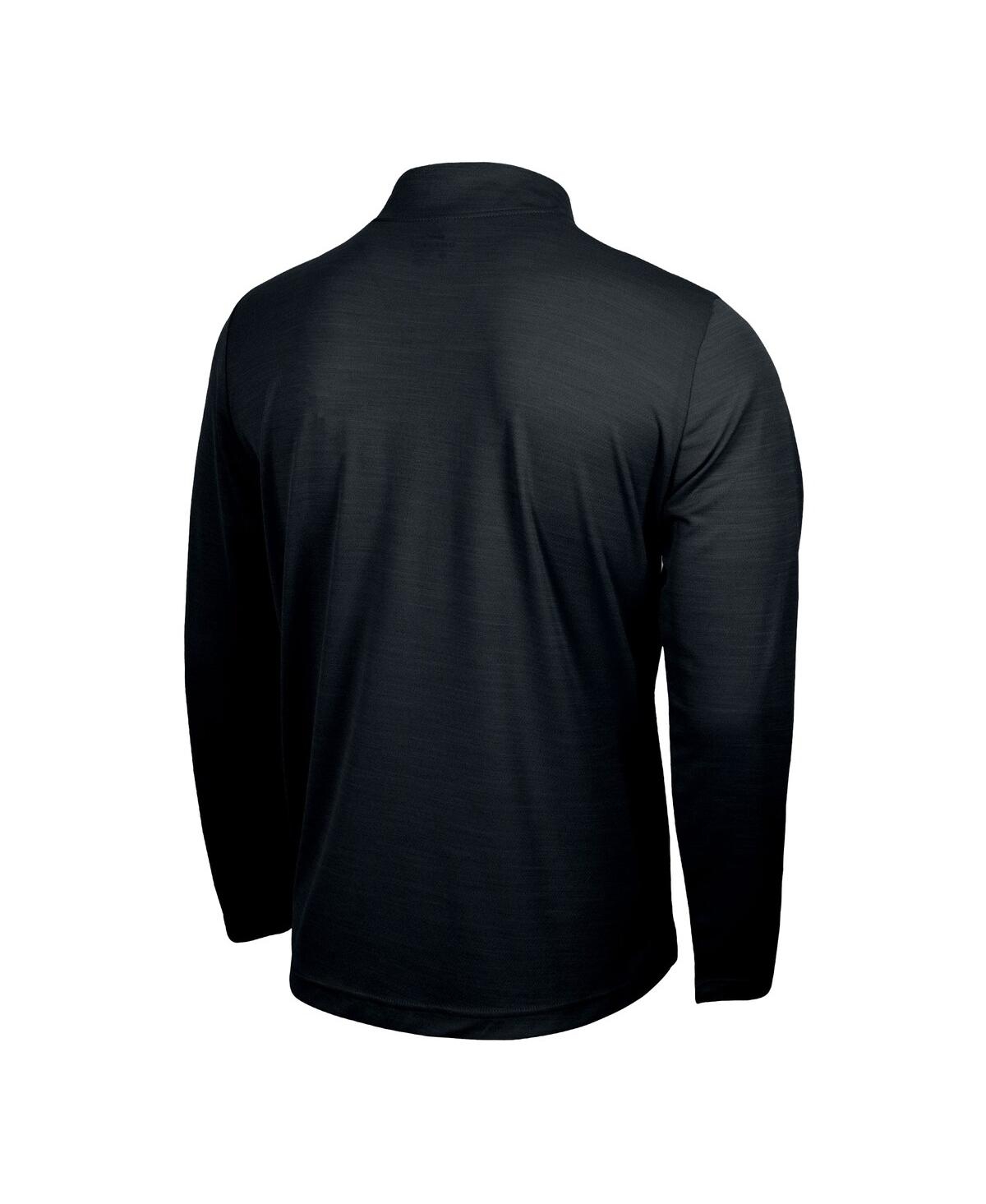 Nike Men's Black Wake Forest Demon Deacons Intensity Performance Quarter-zip Pullover Sweatshirt In Black