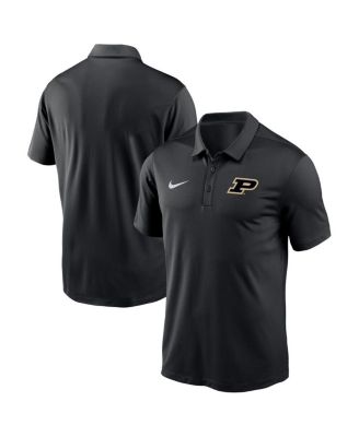 Nike - Men's Black Purdue Boilermakers Victory Solid Performance Polo Shirt