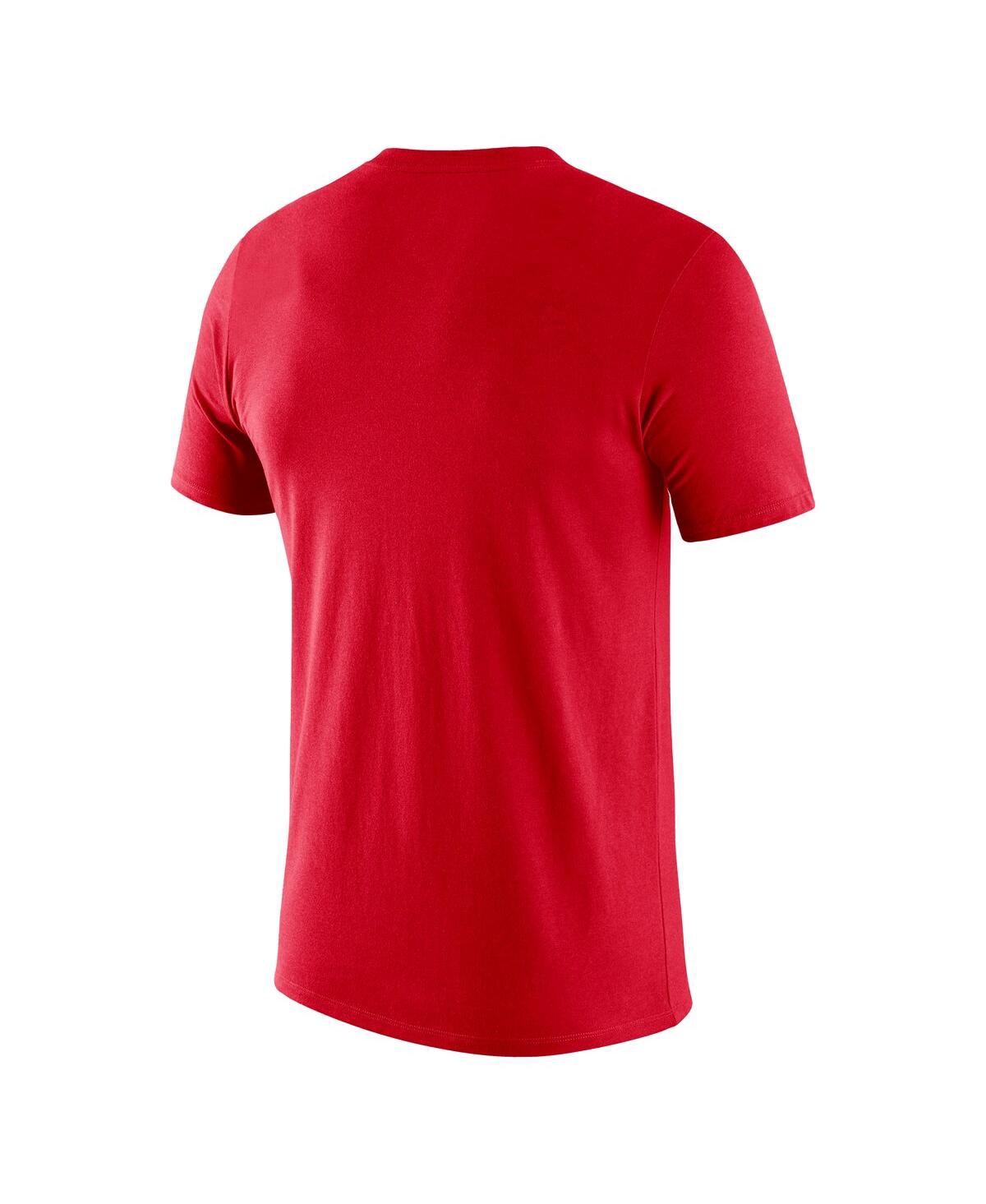 Nike Men's Scarlet Rutgers Scarlet Knights Football Performance T-shirt In Red
