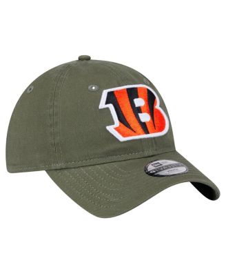 Big Boys and Girls Olive Cincinnati Bengals Main 9TWENTY Adjustable Hat
