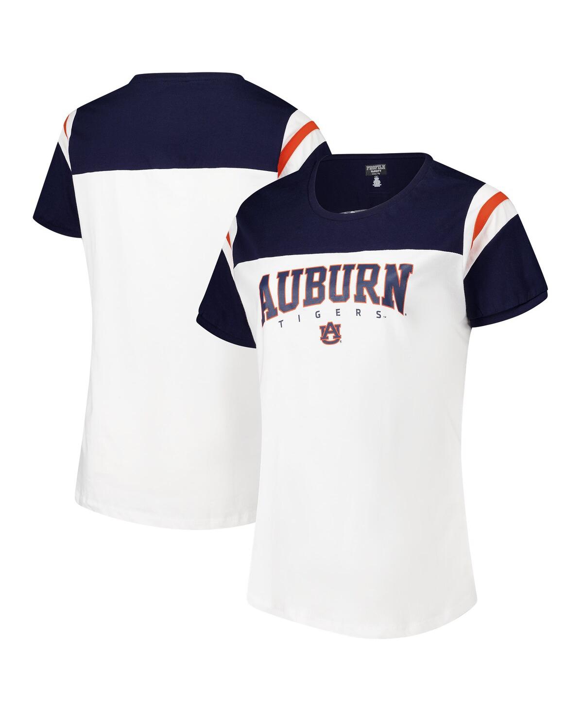Fanatics Women's White Auburn Tigers Plus Size Winning Gear T-shirt In Multi